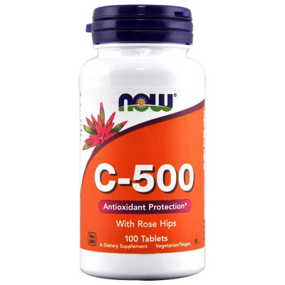 NOW Vitamin C-500 RH (100 таб.) в интернет-магазине спортивного питания belka.store