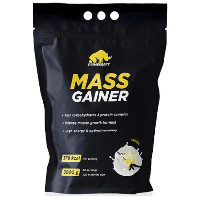 Prime Kraft Mass Gainer дойпак (3000 гр.) в интернет-магазине спортивного питания belka.store