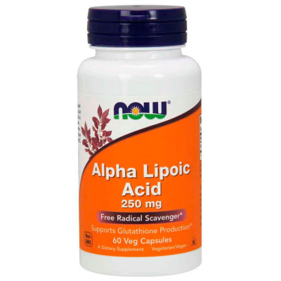 NOW Alpha Lipoic Acid 250 мг. (60 капс.) в интернет-магазине спортивного питания belka.store