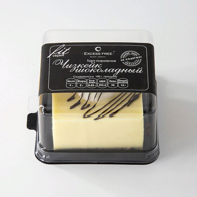 Excess Free Торт-пирожное "Чизкейк Шоколадный" (100 гр.)