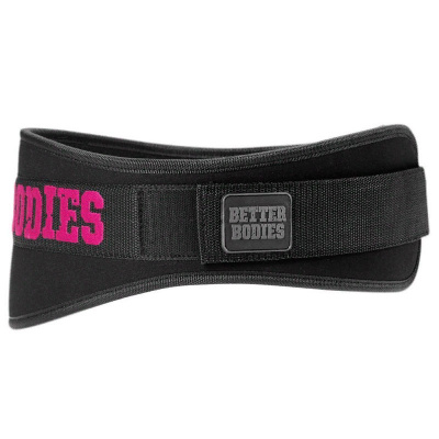 Better Bodies Womens Gym Belt Пояс женский, черный/розовый