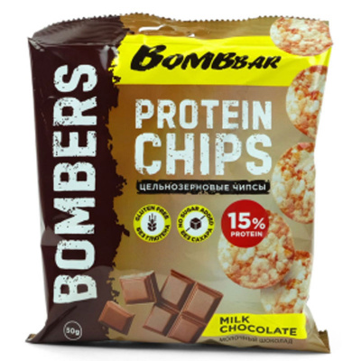 Bombbar Чипсы цельнозерновые протеиновые (50 гр.)
