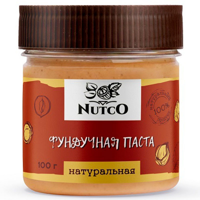 Nutco Фундучная Паста Натуральная (100 гр.)