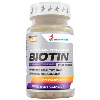 WestPharm Biotin (60 капс./10 мг.)